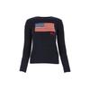 Polo FW21 Логотип Принт Круглый Вырез Вязаный Джемпер Женский свитер Синий 211662510-001
