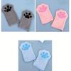 1 Pair Absorbent Pet Bath Gloves Quick Drying Dog Bath Supplies Dogs Paw Towel  for Cats and Dogs