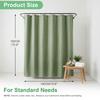 Вафельная шторка для душа, прочная, устойчивая к плесени, для ванной комнаты, водонепроницаемая, роскошная, с 12 крючками
