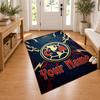Club America Custom Name Personalized Rug Non‑Slip Doormat Floor Carpet Housewarming Birthday Gift for Family Friends