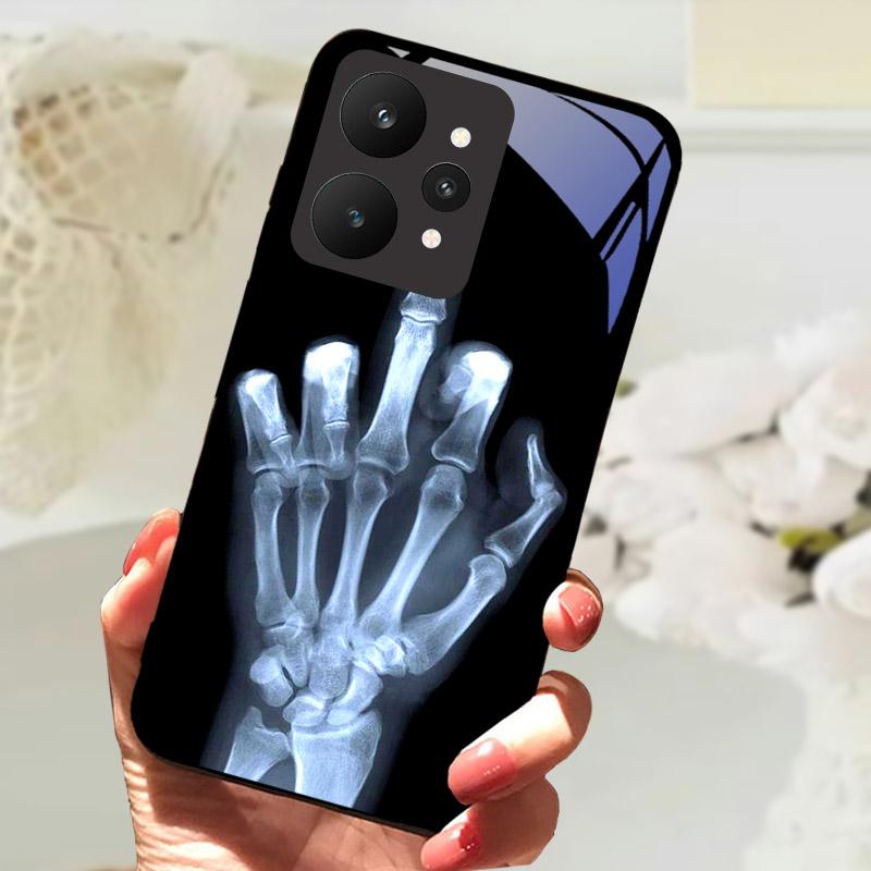 Ударопрочный Чехол Для Телефона Realme 15 5G Чехол RMX5106 RMX5105 Чехлы Из Закаленного Стекла Для Realme15 Fundas Роскошный Защитный Корпус