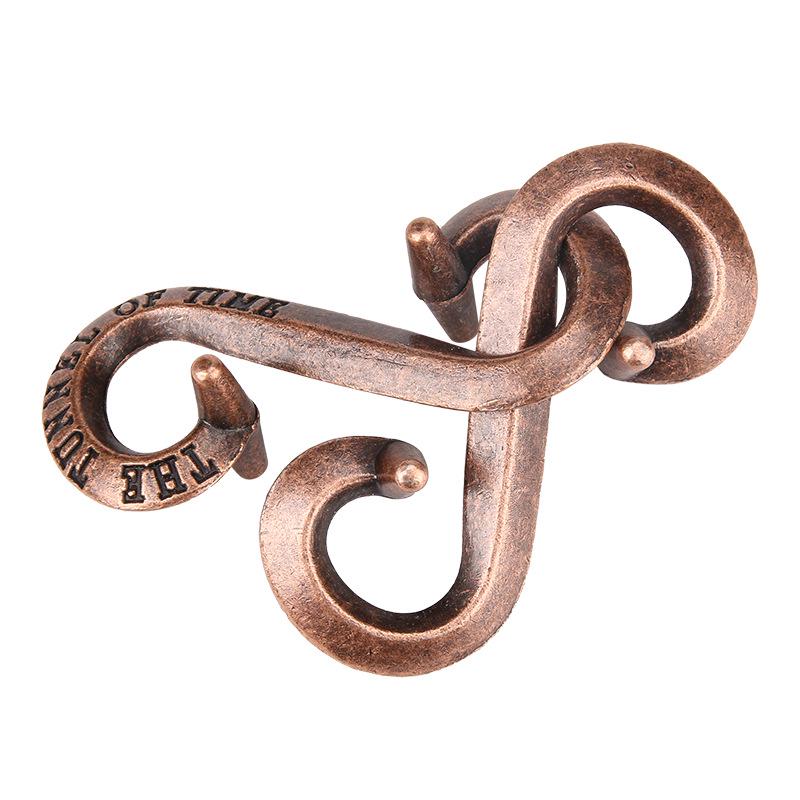 Замок Конгмин 9 звеньев IQ-пазл - Образовательная игрушка из цинкового сплава для взрослых и детей