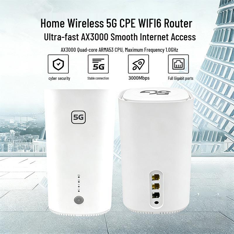 PHY Port High-Speed 5G CPE WiFi 6 AX3000 Dual-Band Home Router