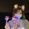 New Christmas LED Light Antlers Hair Band Cute Fairy Glowing Elk Hairpin Hair Clip Women Girls Christmas Hair Accessories