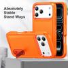 Гибридный армейский невидимый чехол-подставка для iPhone 17 Pro Max Air 16 15 14 13 12 11 Plus Усиленная противоударная жесткая крышка