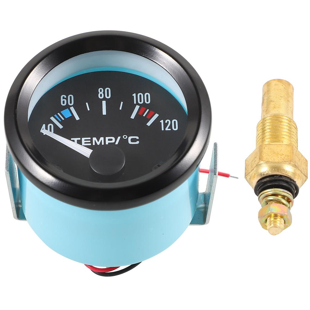 12V Universal Water Temperature Gauge for Car Truck Motorcycle Dash Mount Analog Temp Meter with LED Backlight Waterproof Auto