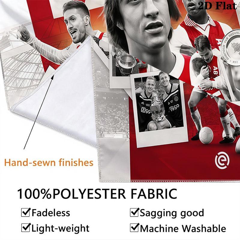 AFC Ajax Wall Hanging Printed Fabric Blanket Decorative Tapestries for Bedroom Living Room Home Decor