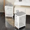 Plastic Folding Dirty Clothes Basket Large Capacity Dirty Clothes Bucket  Laundry Room