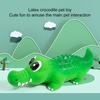 Жевательная игрушка для собак в форме крокодила со звуком, чистка зубов, избавление от скуки, чистка зубов, игрушка для домашних животных, товары для собак