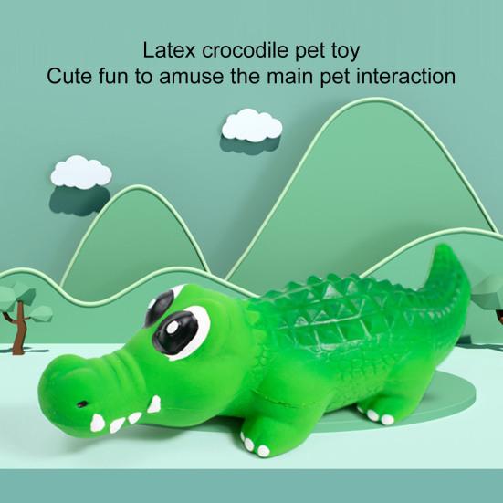 Жевательная игрушка для собак в форме крокодила со звуком, чистка зубов, избавление от скуки, чистка зубов, игрушка для домашних животных, товары для собак