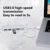 Портативный USB 3.0 4-портовый хаб с индивидуальными переключателями для легкого подключения периферийных устройств, быстрая передача данных, подключи и работай