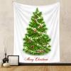 White Pine Tree Wall Tapestry Realistic Green Evergreen Conifer Minimalist Simple Nature Botanical Holiday Decor Durable