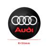 4pcs Car Wheel Center Hub Cap Logo Stickers Rim Cover Emblem Decal For Audi A1 A3 A4 A5 A6 A7 A8 Q2 Q3 Q5 Q7 Q8 S7 S8 S3 S4 RS5