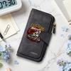 Vintage Motorcycle Print Long Wallet Fashion Multi Card Holder Portable Casual Purse for Daily Use