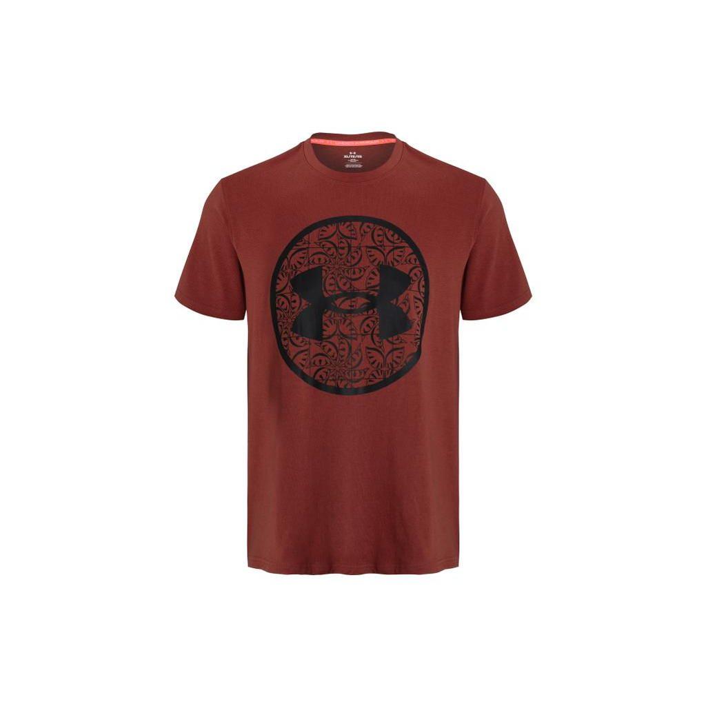 Under Armour New Spring Collection Fortune Coin Training Loose Short Sleeve T-Shirt Men Tops Red 1374713-610