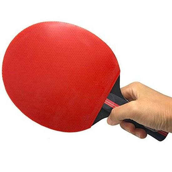 Portable table tennis racket set 2 rackets 3 ping pong balls storage bag included easy use equipment balls.