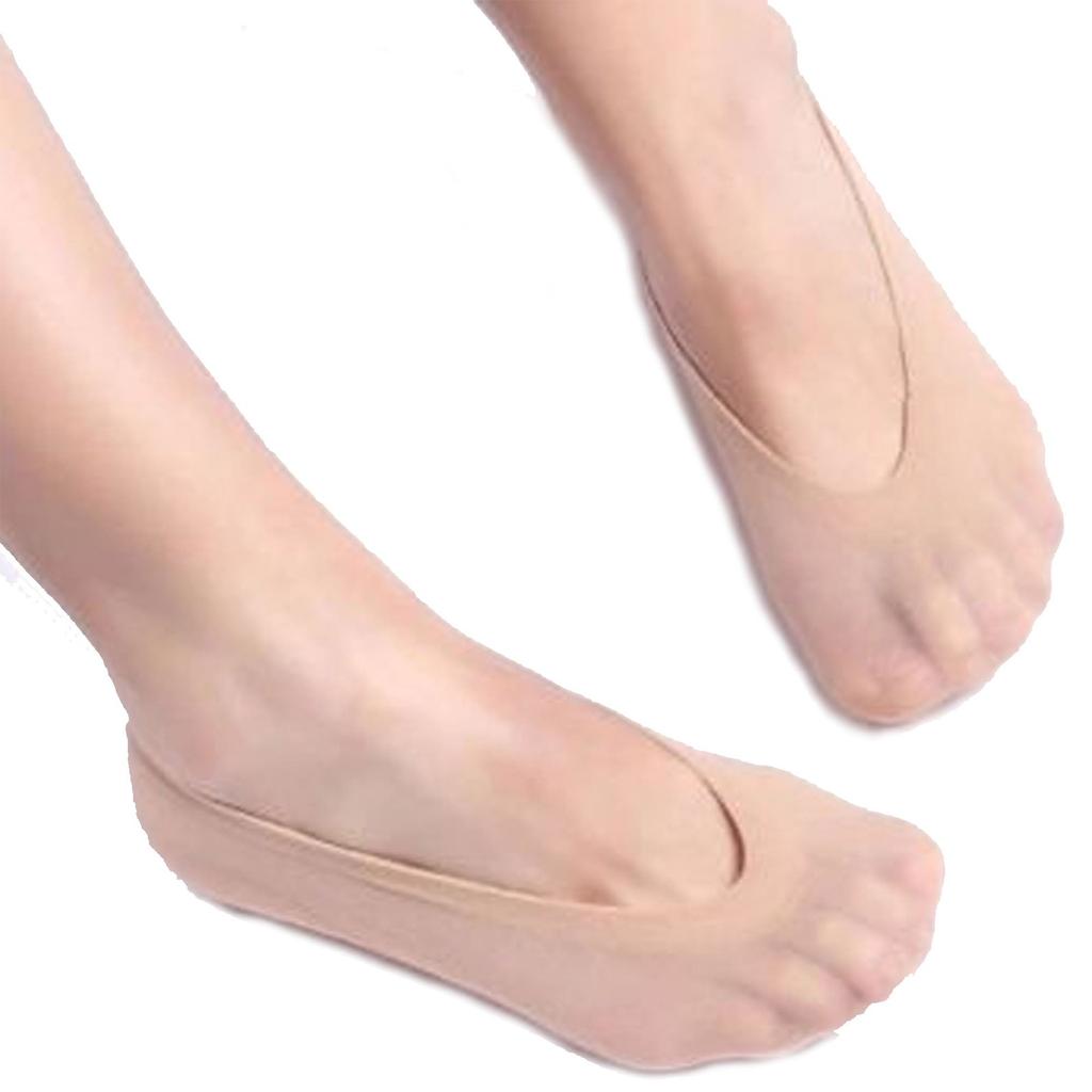 10 пар женских противоскользящих носков с подкладкой, ультратонкие дышащие носки без выступа с низким вырезом и противоскользящей нижней частью