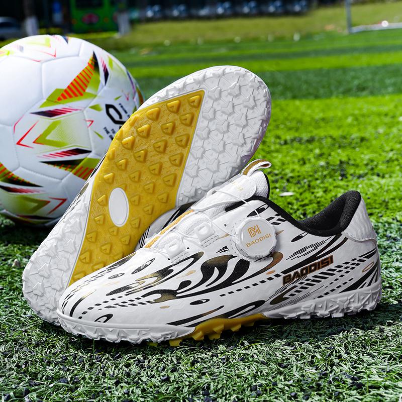 New Children Football Boots Society Cleats Soccer Shoes Professional Boys Girls Football Field Boots Original Non Slip Athletic Shoes