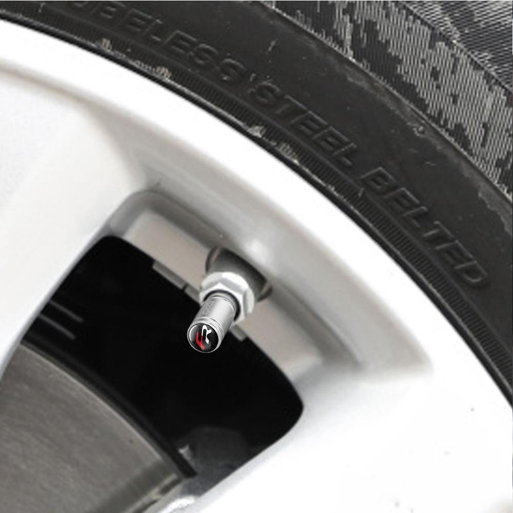 rldf3 4Pcs Car Wheel Tire Air Valve Dust Caps Accessories For SEAT Leon FR Cupra Tarraco Mk2 Mk3 5f 1p Ibiza 6j 6l Arosa Ateca Altea