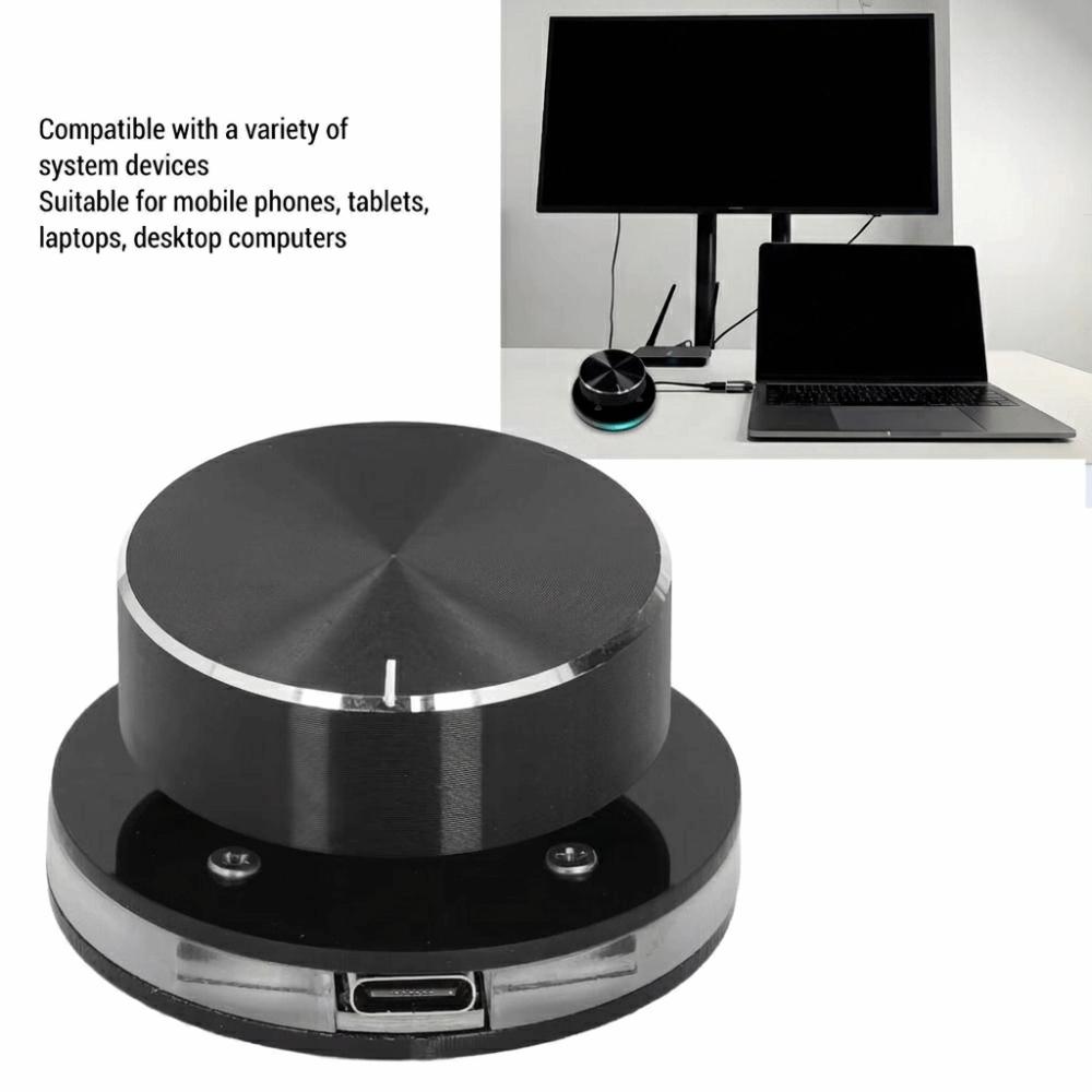 Lighting USB Volume Controller Adjustable Sound Controller Knob Multimedia Control