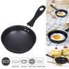 1 Mini Cast Iron Skillet Non-stick Frying Pan Omelette Pan Non-smoking Pan Egg Dumpling Pot Hot Oil Small Iron Pan Black