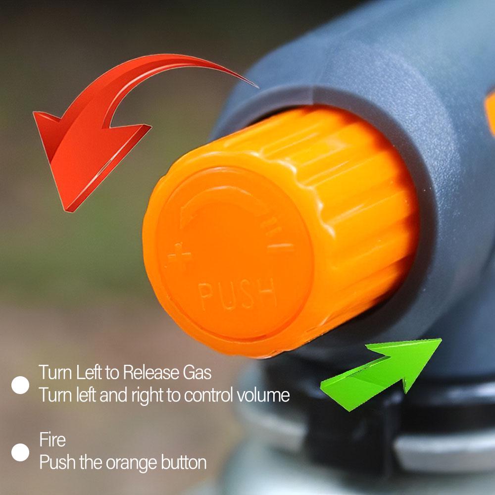 Бутановая горелка, сварочная горелка с вращающейся на 360 градусов конструкцией и предохранительным замком для барбекю