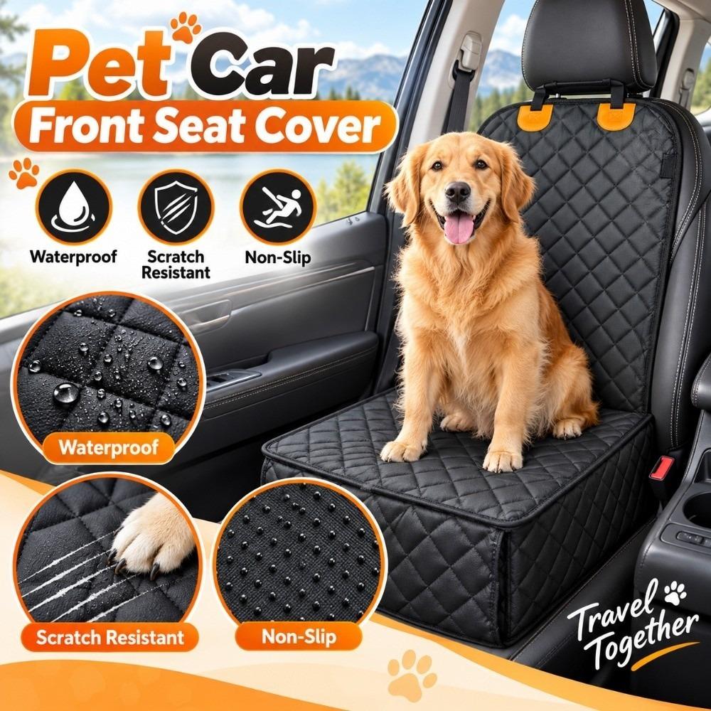 Scratch Resistant Dog Car Front Seat Cover Wear-resistant Car Pet Cushion Mat Cat