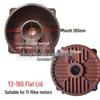 Y2-160 Motor Covers: Horizontal Front & Rear, Vertical Rear, Flat Cover for 11-15 kW Motors.