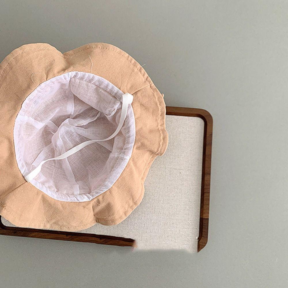 Pleated Infant Bucket Hat Love Heart Toddle Fisherman Hat Sweet Baby Sunhat  Baby