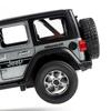 Премиум 1:22 Металлическая литая модель Jeep Wrangler Rubicon Alloy с механизмом обратного хода - Серая