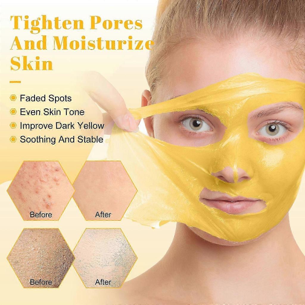 Honey peel-off mask, exfoliating, oil control, blackhead removal, honey peel-off mask, dead skin removal, pore tightening, honey peel-off mask, moistu