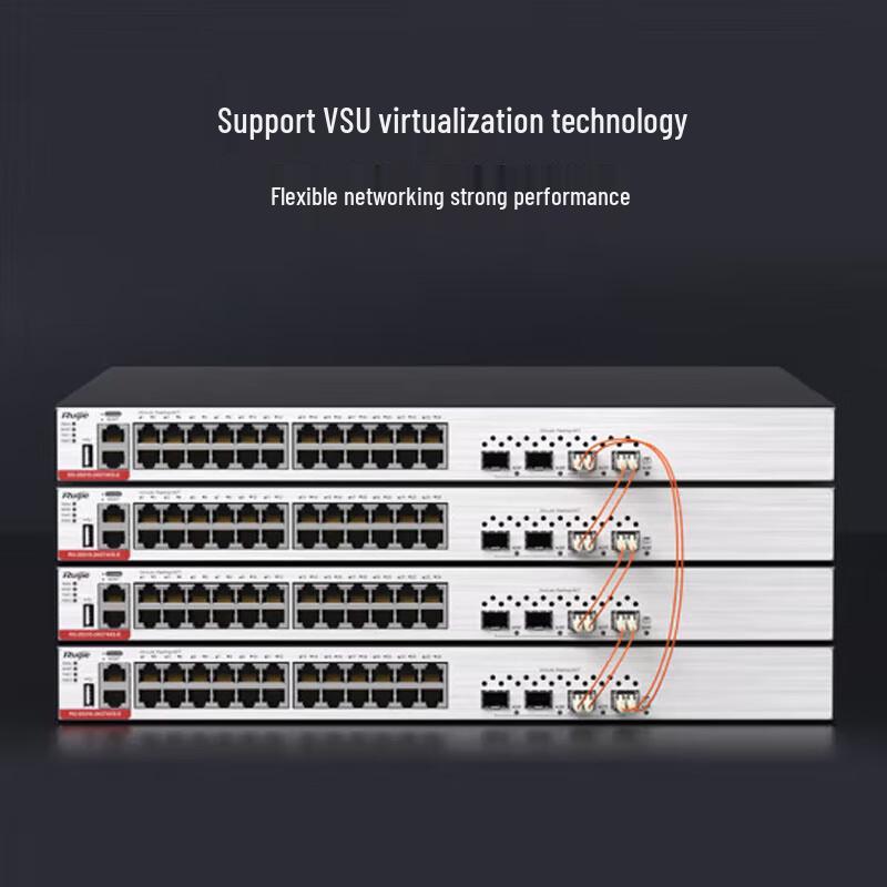 Управляемый коммутатор Ruijie RG-S5310-48GT4XS-P-E, 48 портов Gigabit PoE+, с поддержкой E