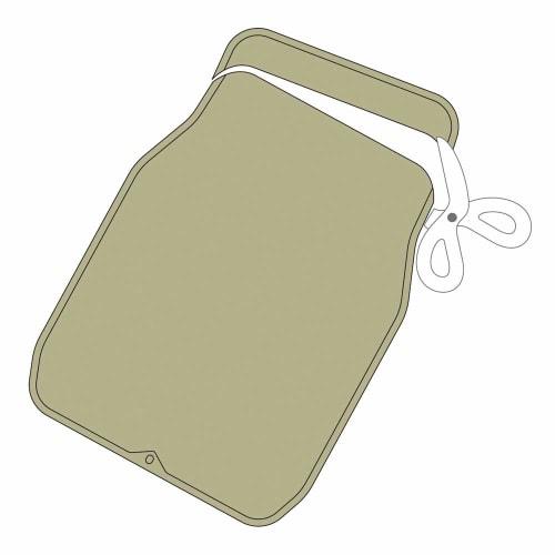 BONFORM Car Mat Arrow Next Standard Car Front 1 Piece Waterproof Fully Washable Anti-slip Free Cut 65x46x0.5cm Clear 6277-01CL