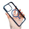 Применимо к iPhone 16 Акриловый Прозрачный Магнитный Чехол для Телефона Apple 15promax Простой Противоударный Защитный Чехол 14