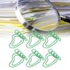 100PCS Foot Shape Foot Shape Paper Clips Blue/Green Cute Paper Clips Paper Clips  Book Marking