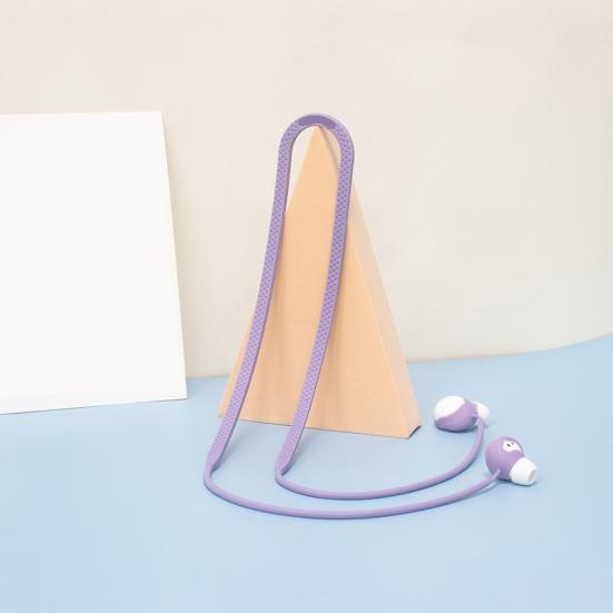 Наушники Шнурок на шею Силиконовый Бессенсорное ношение Без спутывания Защита от падения Ремешок для наушников на шею для Samsung