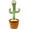 Plush Toy - NOBRAND - Electric Dancing Cactus - 32 Cm - Green - 3 Years and Up