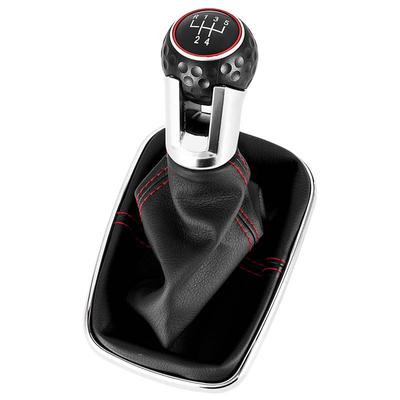 12 мм для Volkswagen VW Golf 4 IV MK4 GTI R32 Bora Jetta 5 / 6 Speed Black Frame Gear Shift Knob Gear Gear Gaiter Cover 1999-2004