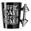 Mug No Pain No Gain Dumbbell Handle Bodybuilding, Sport and Fitness Mug