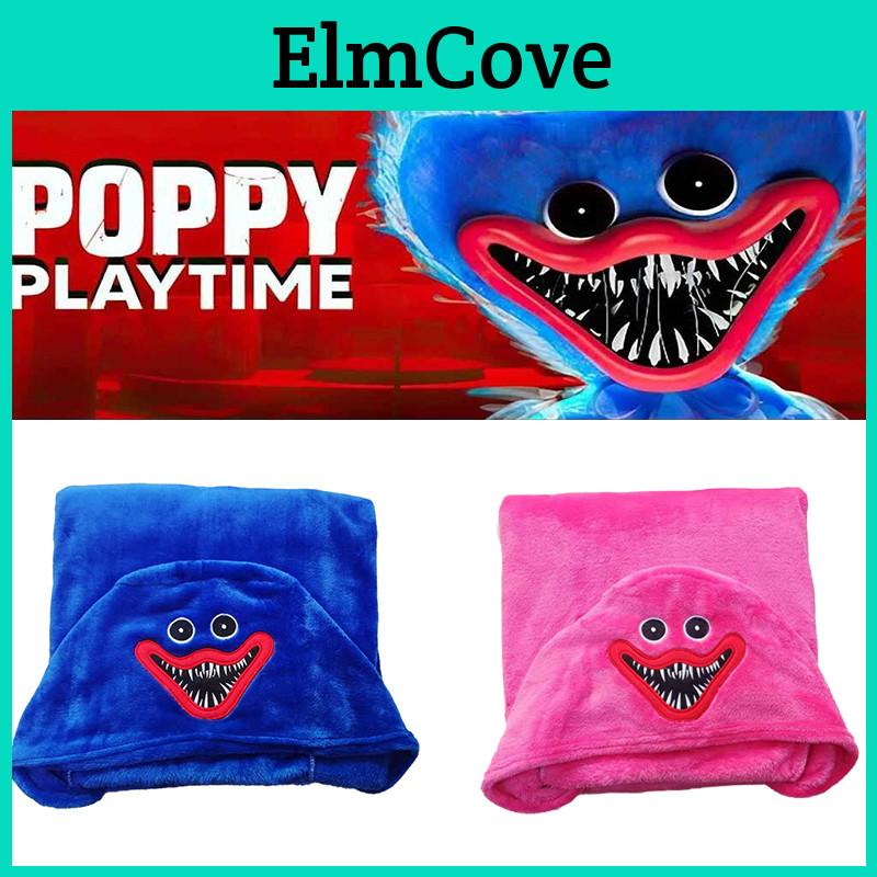 Плюшевое одеяло-худи большого размера Poppy Playtime. Оставайтесь в тепле весь день!