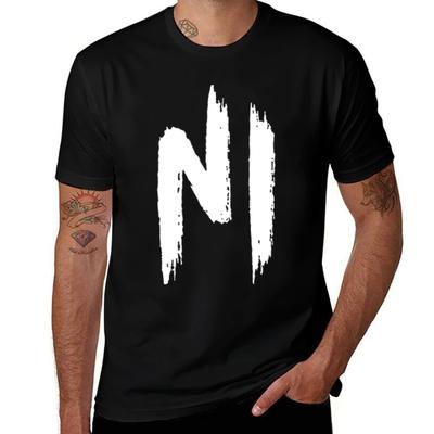 Футболка NI mask Ninho, быстросохнущая, эстетичная, винтажная, аниме, мужская одежда.
