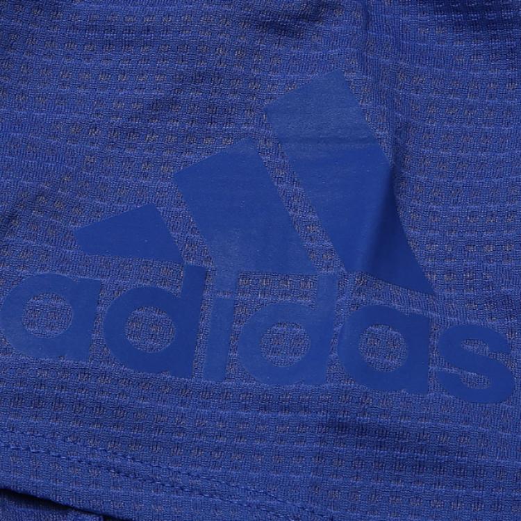 adidas Футболка Sn 37C, повседневная, дышащая, с круглым вырезом и коротким рукавом, мужская, синяя CW4056