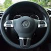 Накладка на рулевое колесо автомобиля для VW GOLF MK6 PASSAT B7 CC EOS TIGUAN JETTA TOURAN SHARAN CADDY Наклейка на молдинг