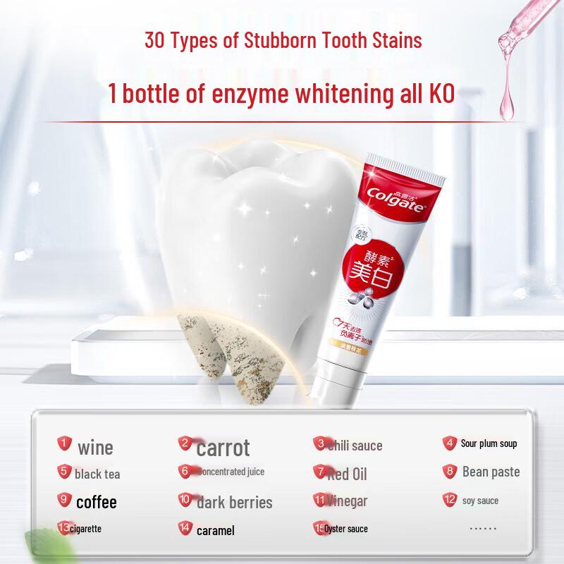 Colgate Enzyme Whitening Toothpaste - Osmanthus Scent