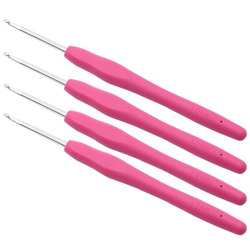 Набор инструментов для вязания крючком с мягкой ручкой для домашнего хозяйства, спицы для вязания свитеров, вязание крючком своими руками, сумка для шарфа, игла с двойной головкой для шерсти