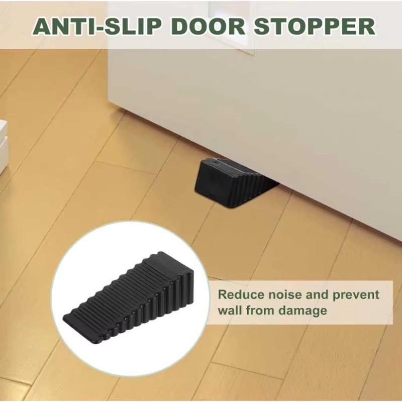 1Pcs Safety Silicone Door Stop Reusable Shock Absorbent Block Wedge Doorstops Windproof Anti-collision Anti-skid Stoppers for Bedroom