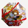 1 шт. Зонт для улицы Cardcaptor Sakura - Автоматическое открытие/закрытие, Портативная 3-складная конструкция с 8-реберным железным каркасом - Идеальный подарок для фанатов, путешественников,