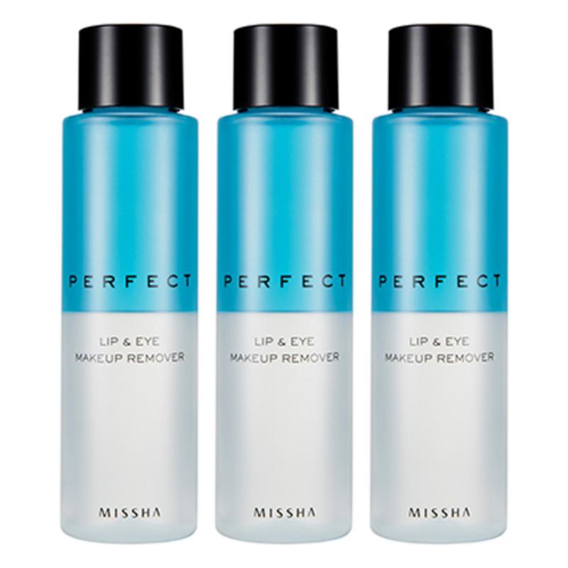 Missha Perfect Lip & Eye Remover, 155ml, 3 pcs