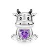 Fasion Bee Cat Dog Cow Salamander Bat Dragon Pendant Beaded Jewelry Gift DIY Loose Beads
