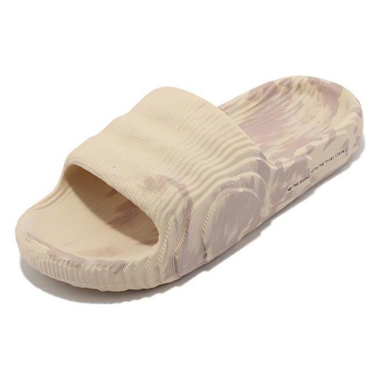 adidas Кроссовки Adilette 22 Slides Sand Strata Wonder Taupe Unisex Cream Core-Black HP6516
